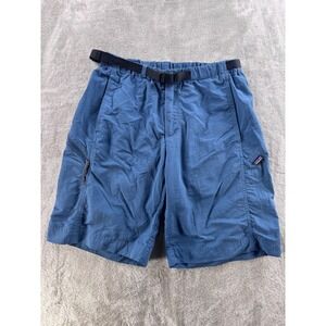 Patagonia Mens Small Blue Outdoor Hiking Shorts Belted Lightweight Gorpcore